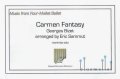 Sammut , Eric - Carmen Fantasy