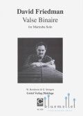 Friedman , David - Valse Binaire for Marimba Solo