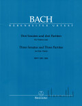 Bach , Johann Sebastian - Drei Sonaten und Drei Partiten fur Violine Solo (pub. Barenreiter / ed. Peter Wollny, New Bach Edition - Revised Urtext)