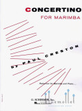 Creston , Paul - Concertino for Marimba (ピアノ伴奏版 / スコア・パート譜セット)