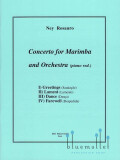 Rosauro , Ney - Concerto for Marimba and Orchestra (ピアノ伴奏版 / スコア・パート譜セット)