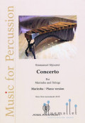 Sejourne , Emmanuel - Concerto for Marimba and Strings Version 2015 (1st Movement Only) (ピアノ伴奏版 / スコア・パート譜セット)
