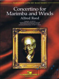 Reed , Alfred - Concertino for Marimba and Winds (吹奏楽伴奏版 / スコア・パート譜セット)