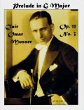 Musser , Clair Omar - Prelude in G Major Op.11, No.3 (スコア・パート譜セット)