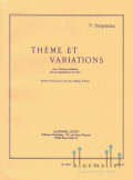 Desportes , Yvonne - Theme et Variations (スコア・パート譜セット)