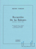 Tomasi , Henri - Recuerdos de las Baleares (スコア・パート譜セット)