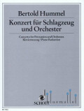 Hummel , Bertold - Konzert fur Schlagzeug und Orchester (ピアノ伴奏版 / スコア・パート譜セット)