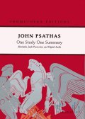 Psathas , John - One Study One Summary Marimba, Junk Percussion and Digital Audio (スコア・パート譜セット)