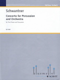 Schwantner , Joseph - Concerto for Percussion and Orchestra (2台ピアノ伴奏版 / スコア・ピアノ用パート譜セット)