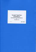 Pagh-Paan , Younghi - Ta-Ryong IV fur Schlagzeug Solo