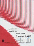 Hummel , Bertold - 5 Szenen fur 2 Schlagzeuger (スコアのみ) (特価品)