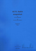 Askin , Ali N. - Snap/Shot for Two Percussion Players (スコアのみ)