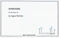 Novotney , Eugene - Intentions for Percussion Trio (スコア3冊セット)