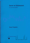 Terpstra , Koos - Snow in Kalamazoo for 3 Percussion Players (スコアのみ)