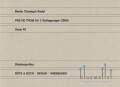 Redel , Martin Christoph - Pas de Trois fur 3 Schlagzeuger Opus 40 (スコアのみ) (特価品)