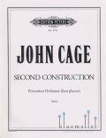 Cage , John - Second Construction (スコアのみ)