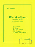 Rosauro , Ney - Mitos Brasileiros (Brazilian Myths) for Percussion Quartet (スコア・パート譜セット)