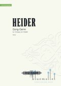 Heider , Werner - Gong Game fur 12 Gongs und 4 Spieler (スコア・パート譜セット) (特価品)
