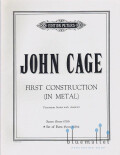 Cage , John - First Construction (in Metal) Percussion Sextet with Assistant (パート譜のみ)