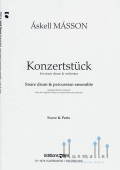 Masson , Askell - Konzertstuck (打楽器アンサンブル伴奏版 / スコア・パート譜セット)