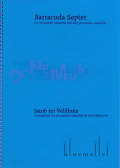 Veldhuis , Jacob Ter - Barracuda Septet for Marimba Solo and Percussion Ensemble (打楽器アンサンブル伴奏版 / スコアのみ)