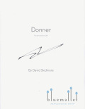 Skidmore , David - Donner for Percussion Octet (スコア・パート譜セット)