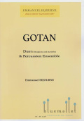 Sejourne , Emmanuel - Gotan Concerto Duo Version : Vibes, Marimba & Percussion Ensemble (ビブラフォンとマリンバのデュオ&打楽器アンサンブル版/スコア・パート譜セット)