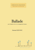 Sejourne , Emmanuel - Ballade pour Vibraphone (スコア・パート譜セット)