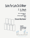 Bach , Johann Sebastian - Suite for Lute in G Minor BWV 996 (arr. Steven Machamer)