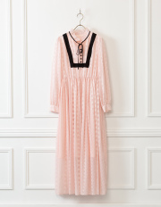 ロング丈ワンピース　ピンク