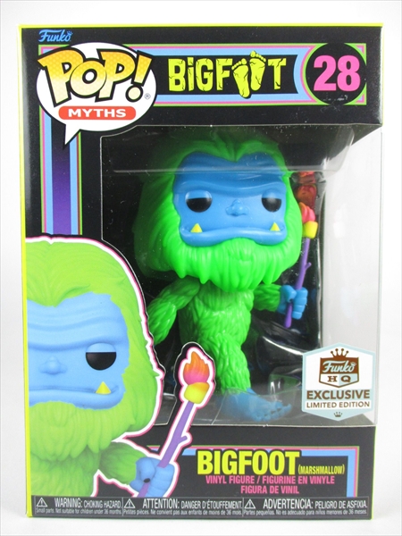 ビッグフット ブラックライト ファンコHQ限定 [BIGFOOT] FUNKO(ファンコ) POP! MYTHS 28