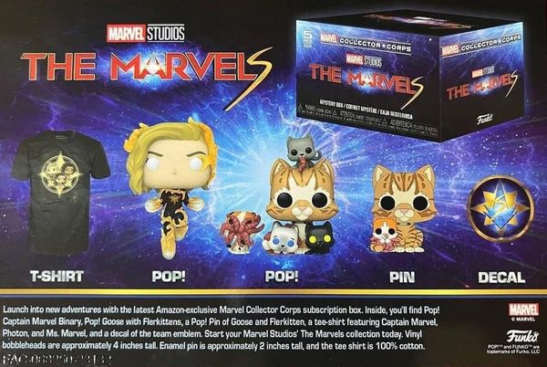 マーベルズ FUNKO COLLECTOR CORPボックス [THE MARVELS] FUNKO POP