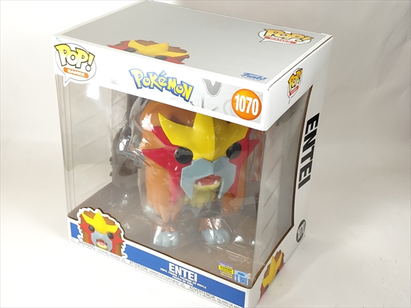 激レアコミコン2025限定FUNKO POP! ポケモン　エンテイ　特大限定 箱傷】 エンテイ 10インチ 2025年SUMMER CONVENTION限定