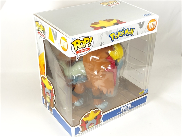 激レアコミコン2025限定FUNKO POP! ポケモン　エンテイ　特大限定 箱傷】 エンテイ 10インチ 2025年SUMMER CONVENTION限定