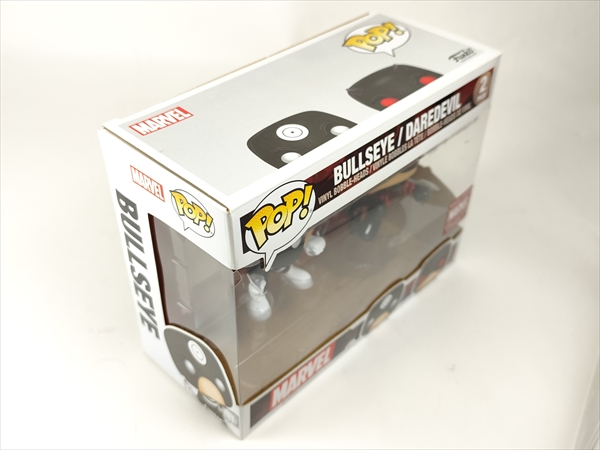 希少！限定版MARVEL COLLECTOR CORP/POP!(ファンコ) 箱傷】 ブルズアイ&デアデビル MARVEL COLLECTOR CORPS限定版