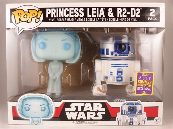 FUNKO POP！スターウォーズ限定プリンセス・レイア&R2-D2 セット Funko Pop! Deluxe: Star Wars: R2-D2 and Princess Leia