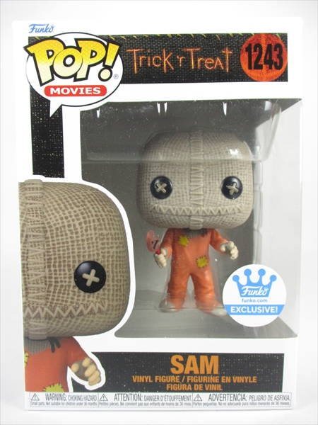 箱傷 サム Funkoショップ限定 ブライアン シンガーの トリック オア トリート Trick R Treat Funko ファンコ Pop Movies 1243