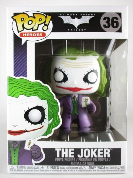 箱傷】 ジョーカー [ダークナイト] FUNKO(ファンコ) POP! HEROES 36