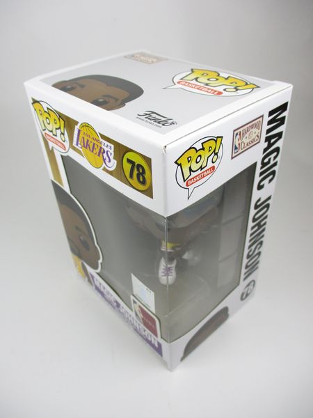 マジックジョンソン　フィギュア 箱付き/新品/日本未発売品/funko pop 箱傷】 マジック・ジョンソン [ロサンゼルス・ランカーズ] FUNKO