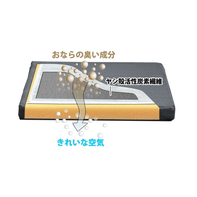 ハクナマタタ消臭クッションとおならフィルター