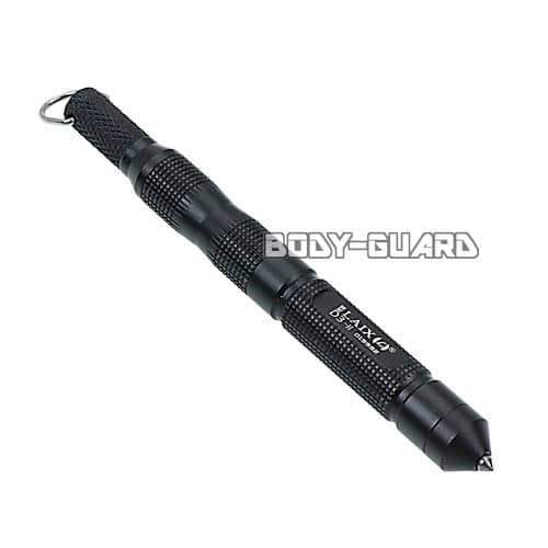 サバイバル　ペン型マルチツール　ガラス割り付き　ブラック