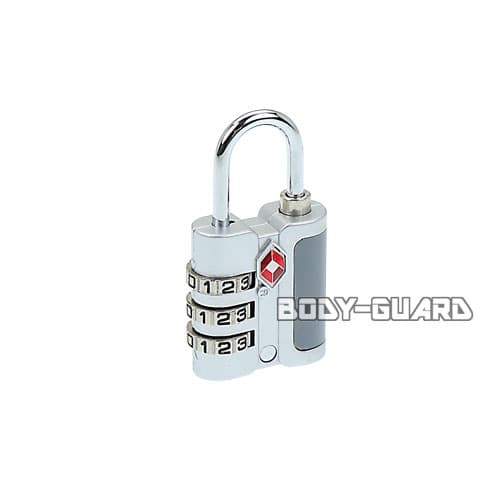 TSAロック　TSA-530　シルバー【ゆうパケット送料無料】