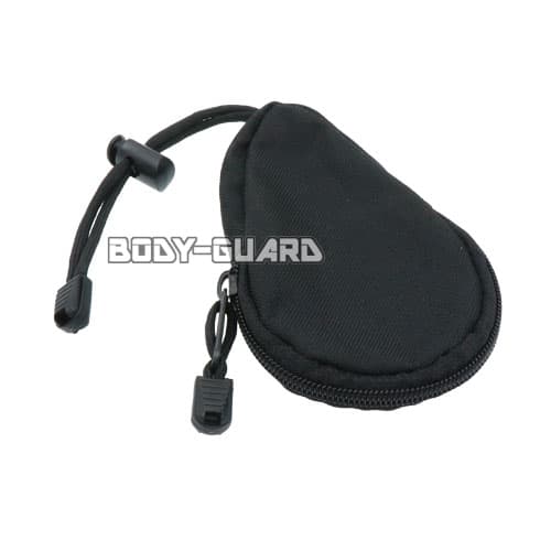 キー収納ポーチ　ファスナー式　ブラック【ゆうパケット送料無料】