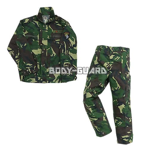 U.S.ARMY　特殊部隊　上下服セット　グリーン×ブラウン　迷彩　165
