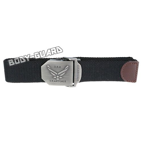 U.S. AIR FORCEベルト　ブラック