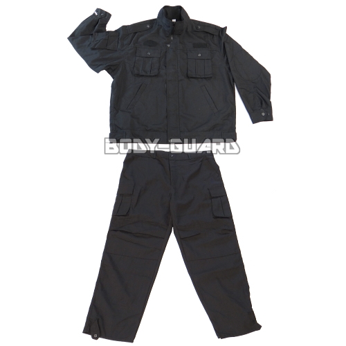 特殊作業服　ブラック　上下セット　170/100　