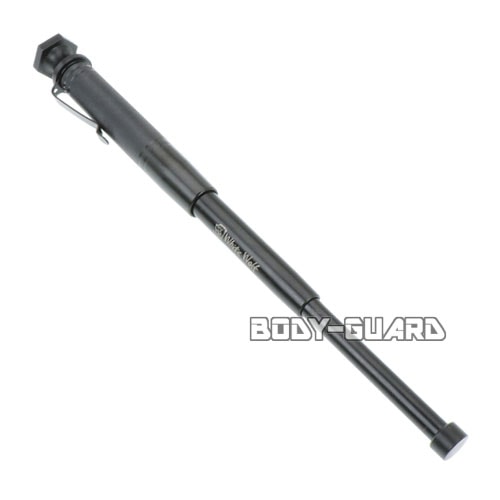 ホワイトウルフ　4140カスタムスチール　小型警棒 ガラス割り付き　ブラック