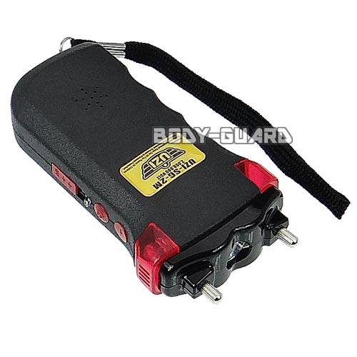 UZI　LEDライト搭載　多機能スタンガン　200万ボルト　ブラック　充電式