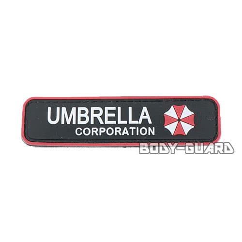角丸ワッペン　ミニ　「UMBRELLA　CORPORATION」　10×2.5【ゆうパケット送料無料】