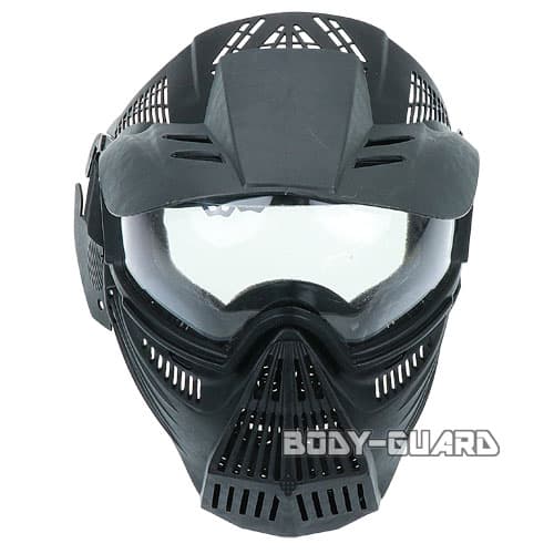 ゴーグル付き　フルマスク　ブラック